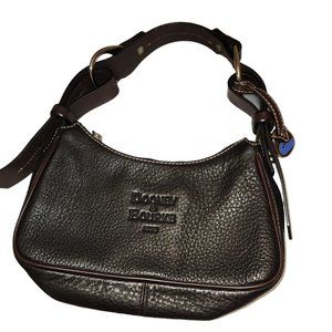 Dooney & Bourke Brown Pebble Leather Handbag